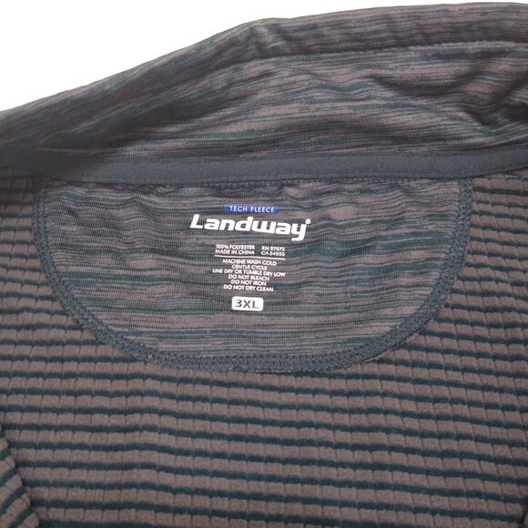 Landway Tech Fleece Radiance Thermal Dry Performance Men's 3XL Pullover - Picture 3 of 3